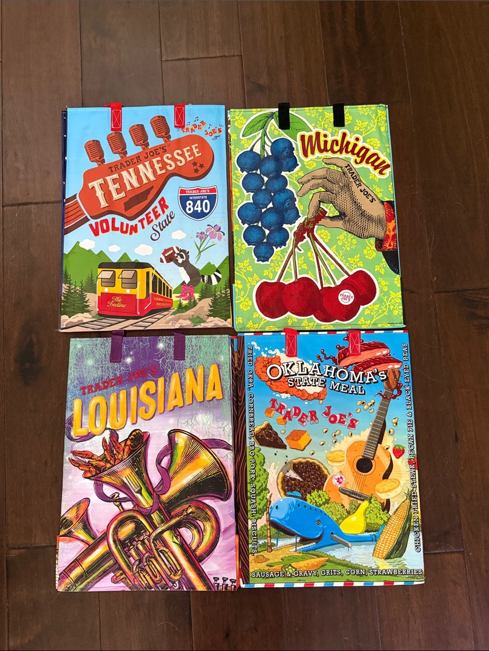 Trader Joe’s reusable bags 4 pack
